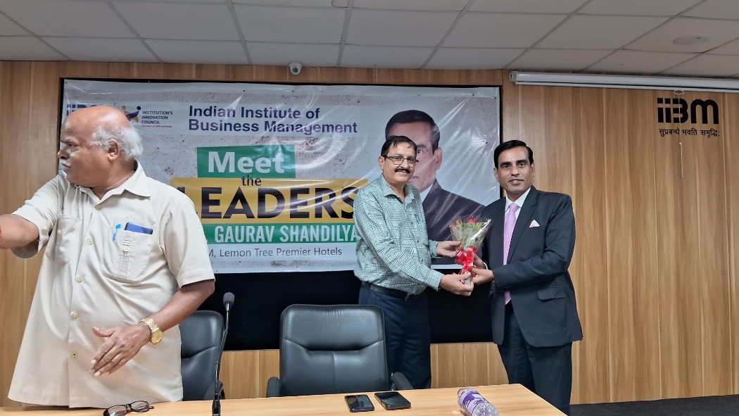 ‘Meet the Leader’ Program with Gaurav Shandilya at IIBM